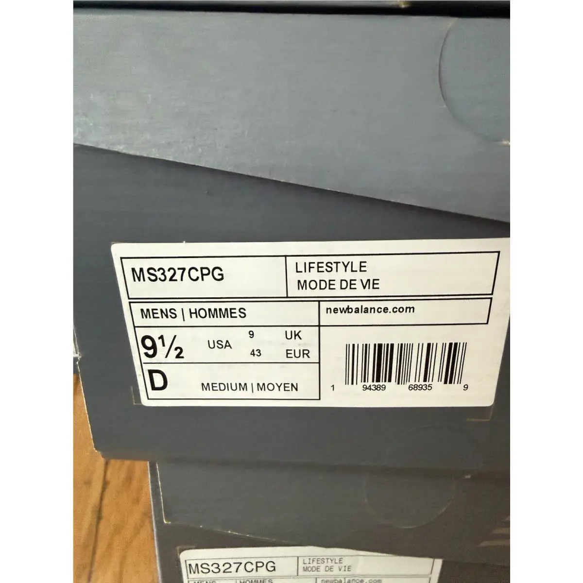 New Balance shoes - New Balance 327 Black - Black - MS327CPG - Black/Munsell White 3