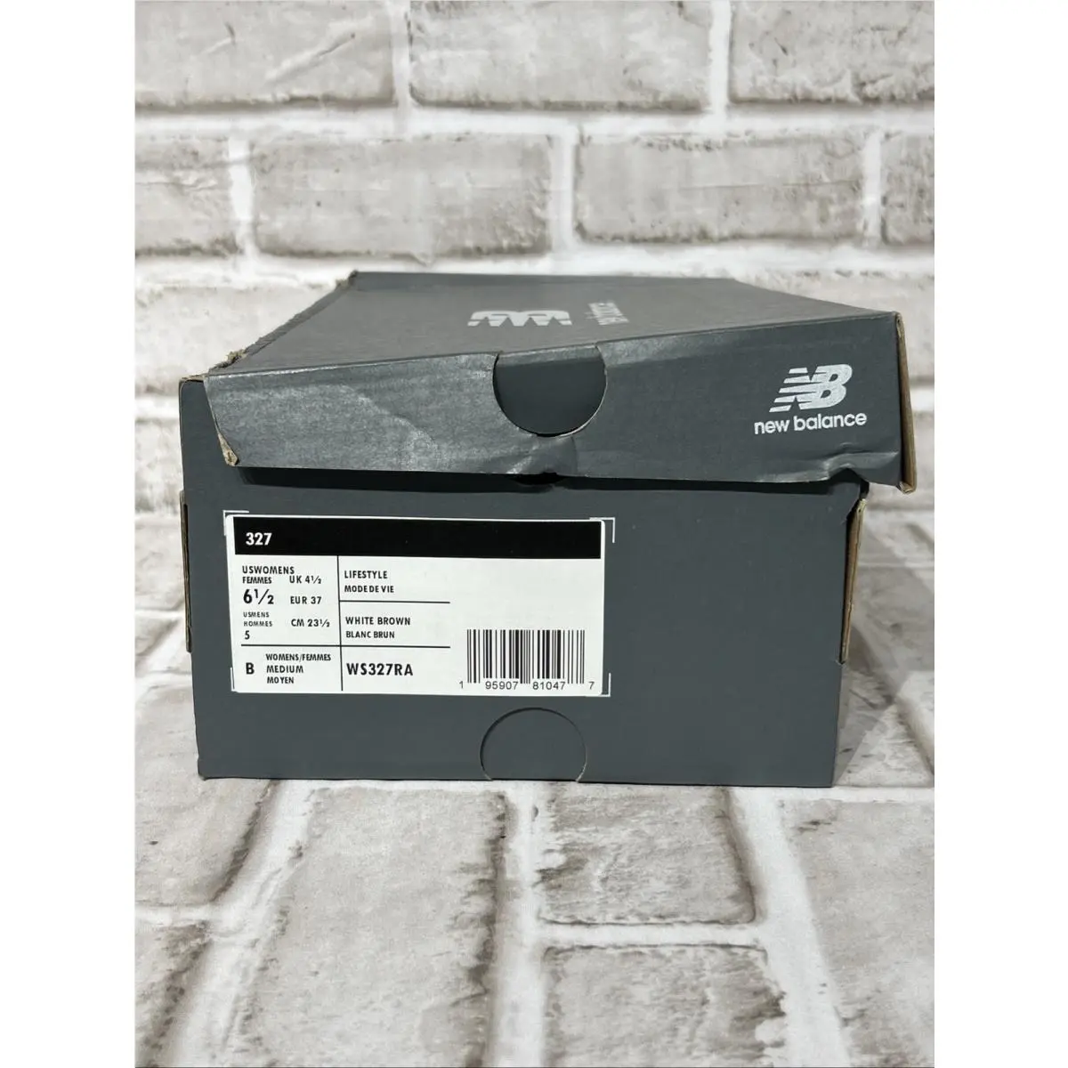 New Balance shoes - New Balance 327 - WS327RA - White Brown 6