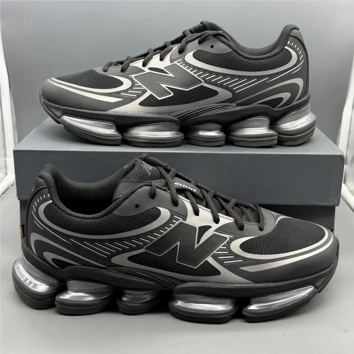 New Balance Abzorb 2000 Men’s 12 Casual Athletic Lifestyle Shoes Black Grey