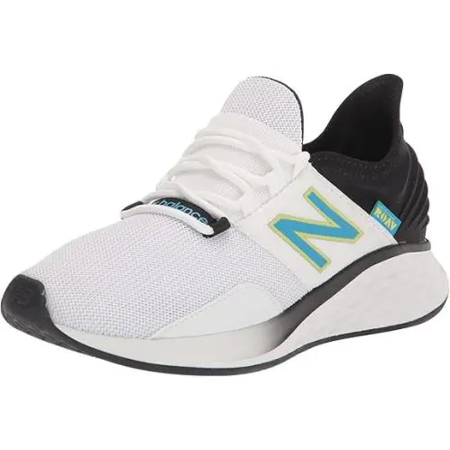 New Balance Fresh Foam Roav V1 Men’s Running Shoes Size 8.5 Wide White - White / Virtual Sky / Lemonade