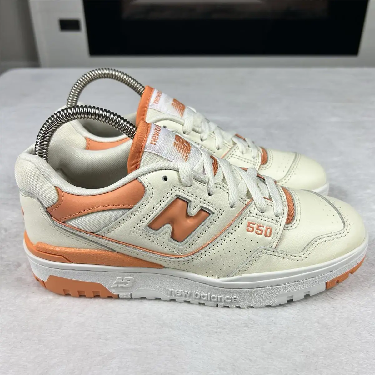 New Balance shoes - New Balance 550 - BBW550AJ - beige - orange (UPC: 0197966557065) 8