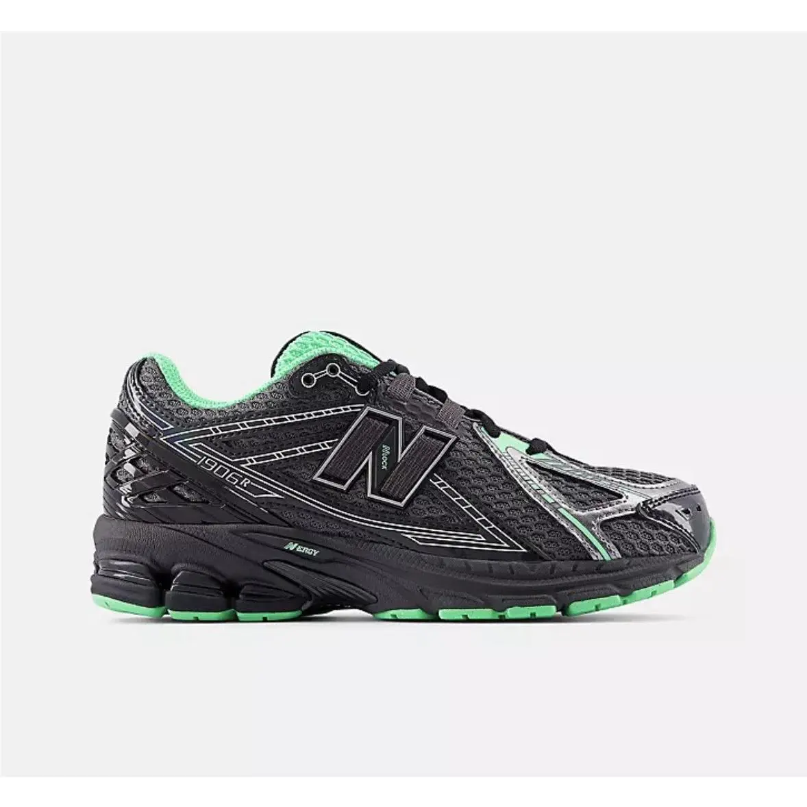 Size 4.5y - New Balance 1906 Black Lime Leaf Gradeschool