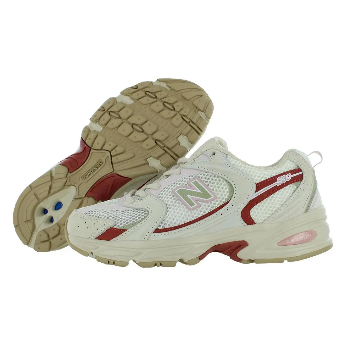 New Balance 530 Unisex Shoes Size 6 Color: Beige/white