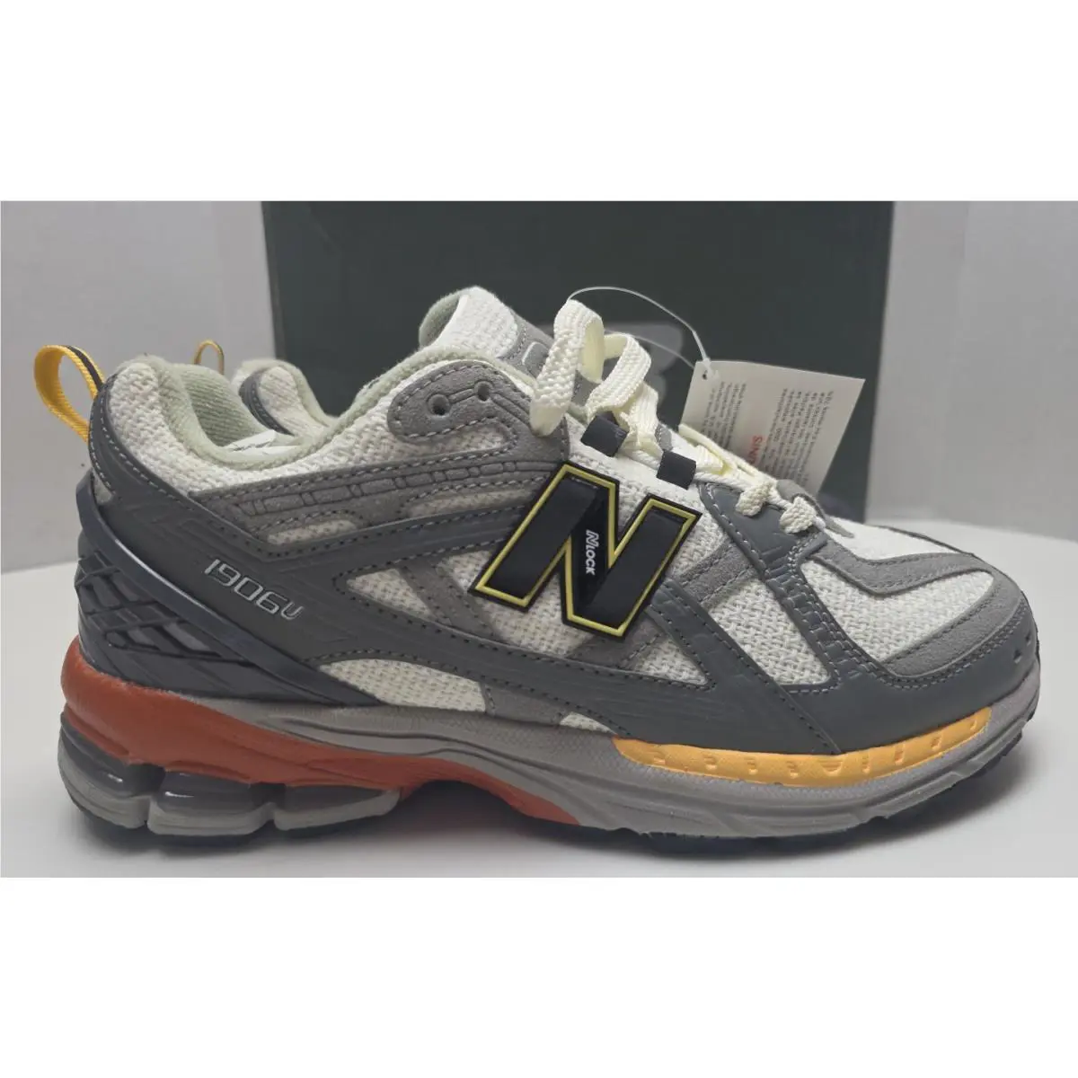 New Balance shoes - New Balance 1906 - M1906NG1 - Gray, Manufacturer: Rice Grey Orange (UPC: 197967525926) 0