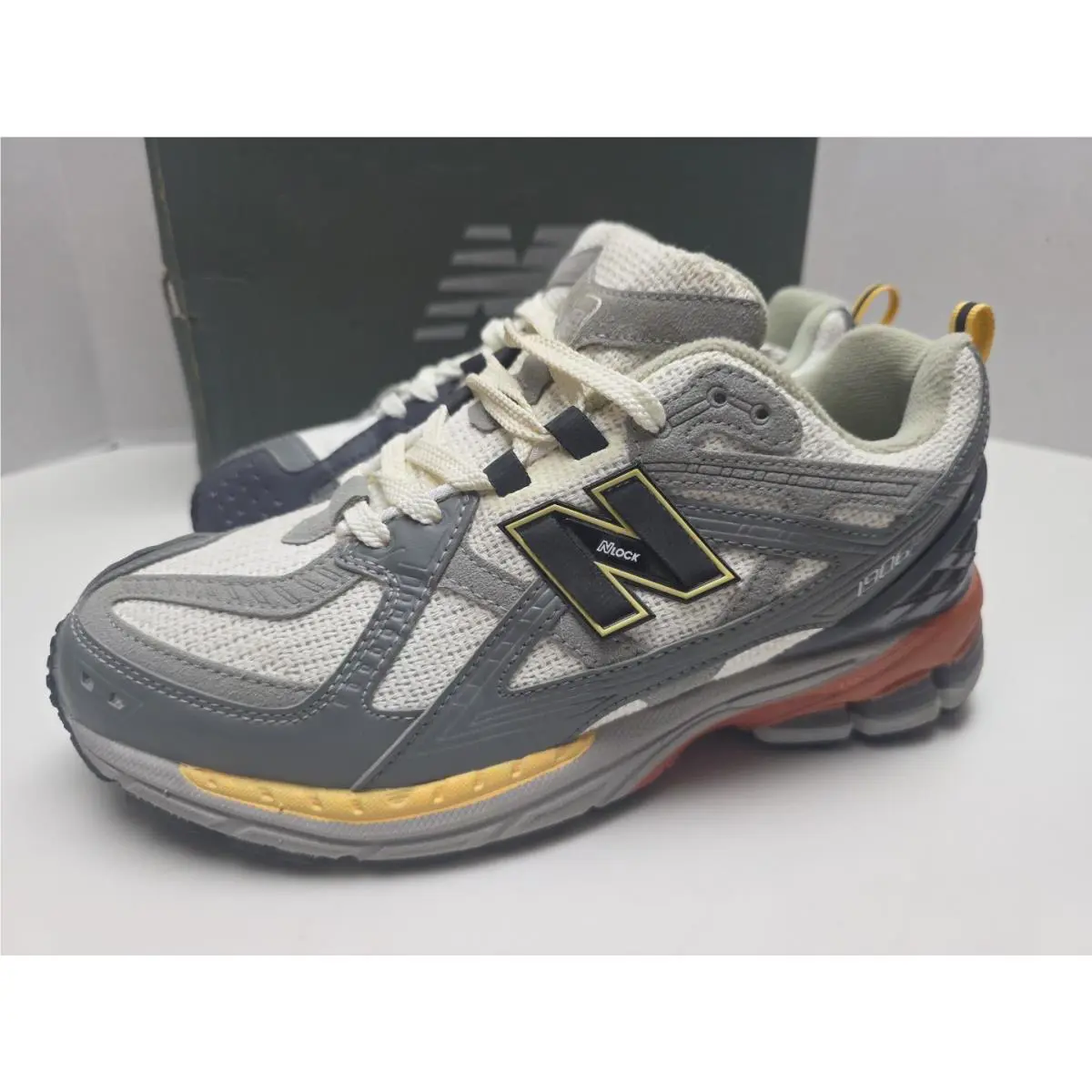 New Balance shoes - New Balance 1906 - M1906NG1 - Gray, Manufacturer: Rice Grey Orange (UPC: 197967525926) 3