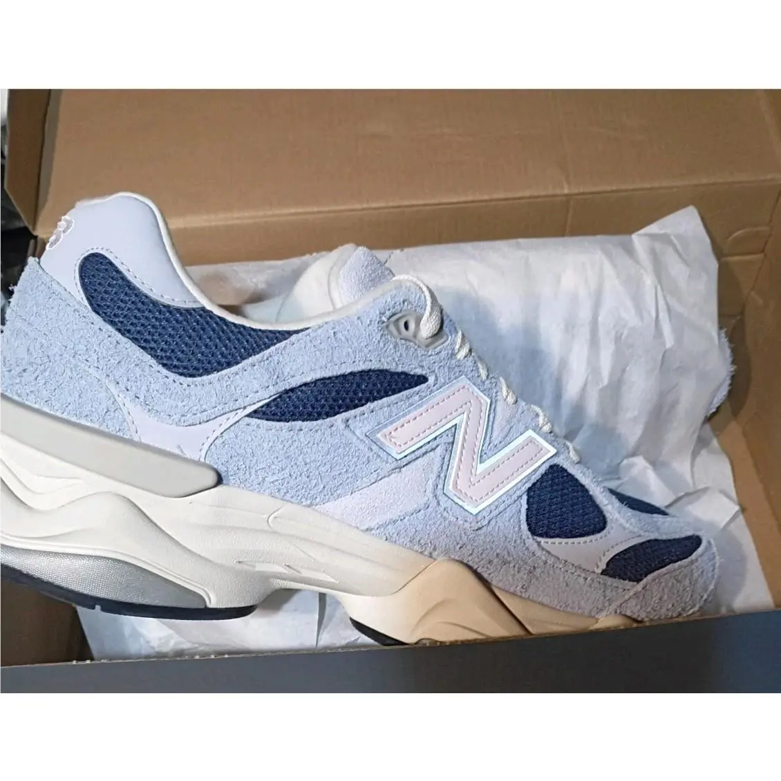 New Balance shoes - New Balance 9060 - U9060NVP - Light Arctic Grey/Vintage Indigo/Pink Granit 3