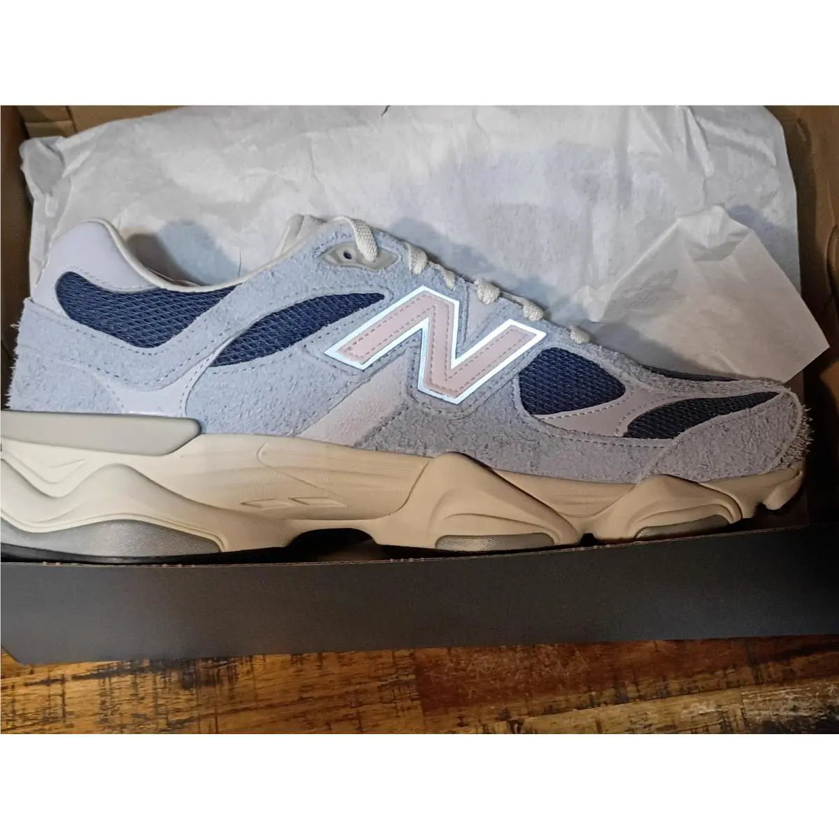 New Balance shoes - New Balance 9060 - U9060NVP - Light Arctic Grey/Vintage Indigo/Pink Granit 6