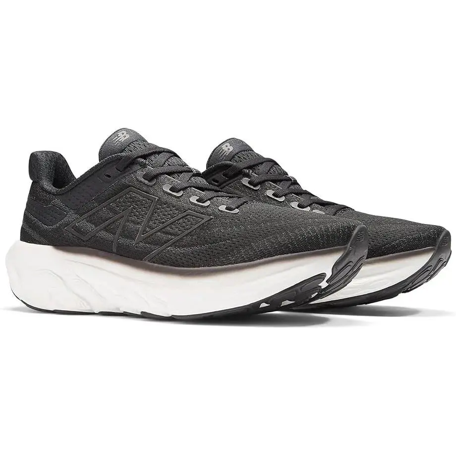 New Balance Womens Size 7.5 Black Fresh Foam X 1080v14 Sneaker Lace Up Shoes - Black