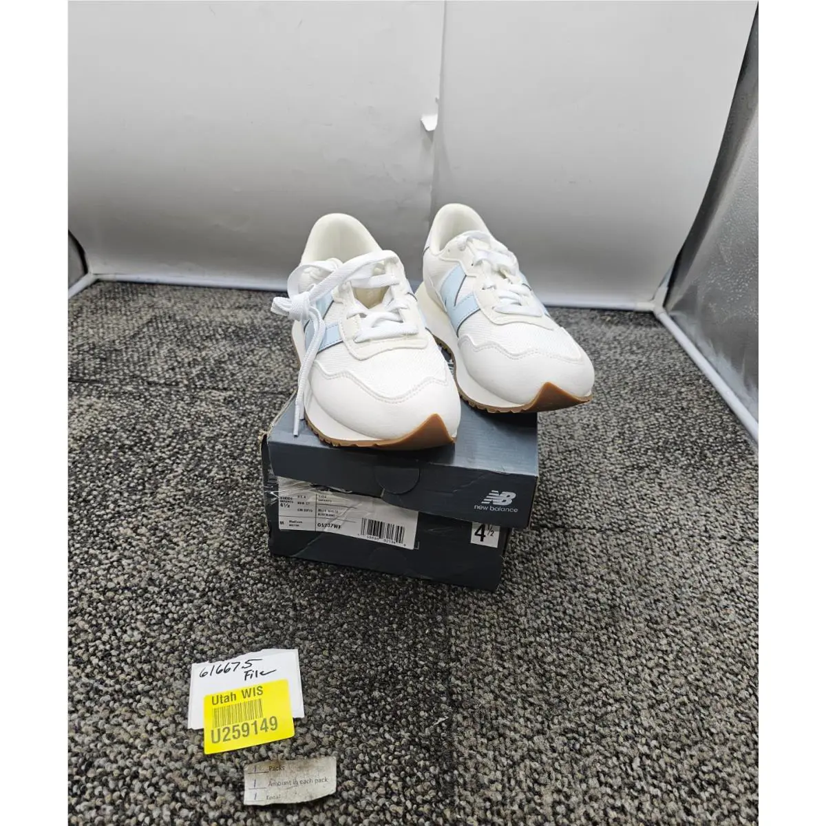 New Balance shoes - NEW BALANCE GS237WF - GS237WF - Blue White (UPC: 198686821344) 5