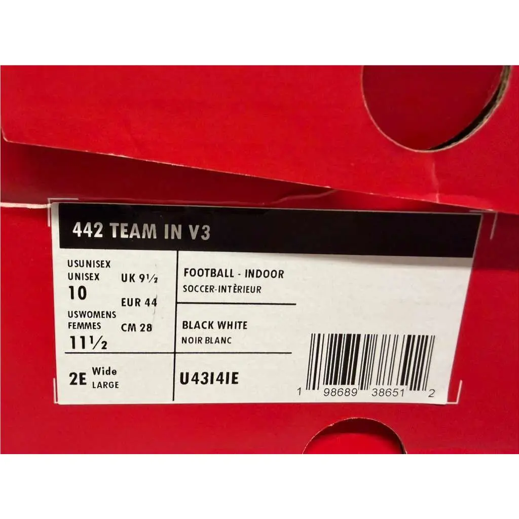 New Balance shoes - New Balance 442 - U43I4IE - WHITE/BLACK (UPC: 198689386512) 9