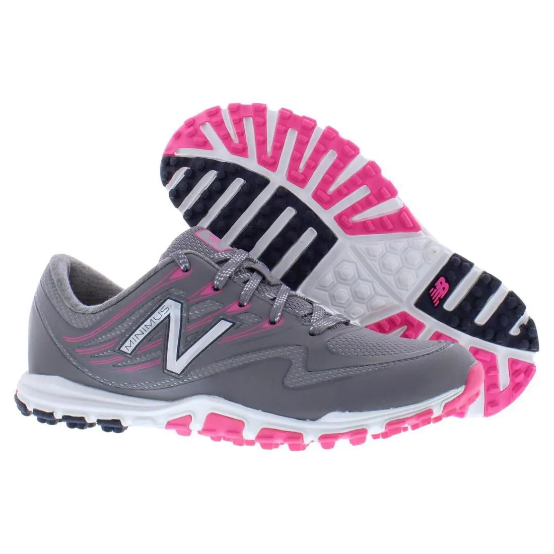 New Balance Minimus Sport Womens Shoes Size 7 Color: Pink/grey - Pink/Grey, Main: Grey