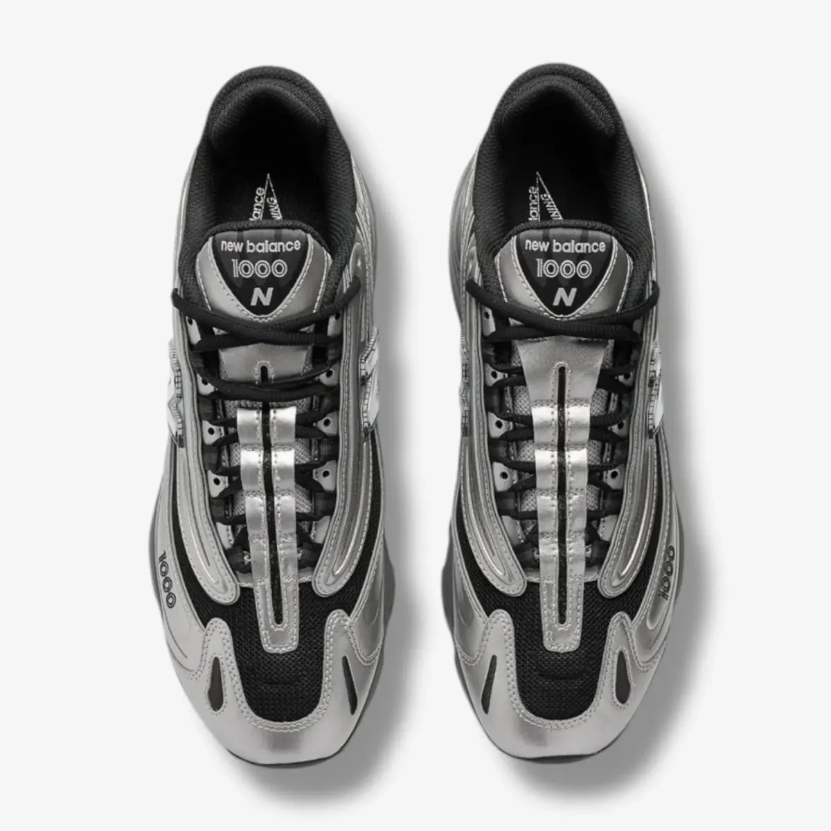New Balance shoes - New Balance 1000 - Black/Silver Metallic 1