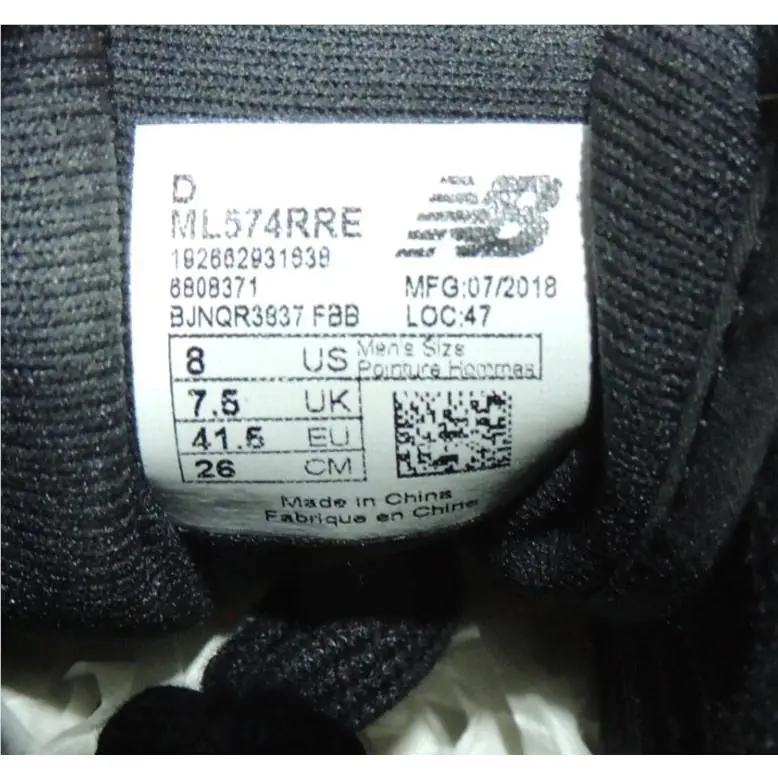 New Balance shoes - 574 - ML574RRE - Black 10