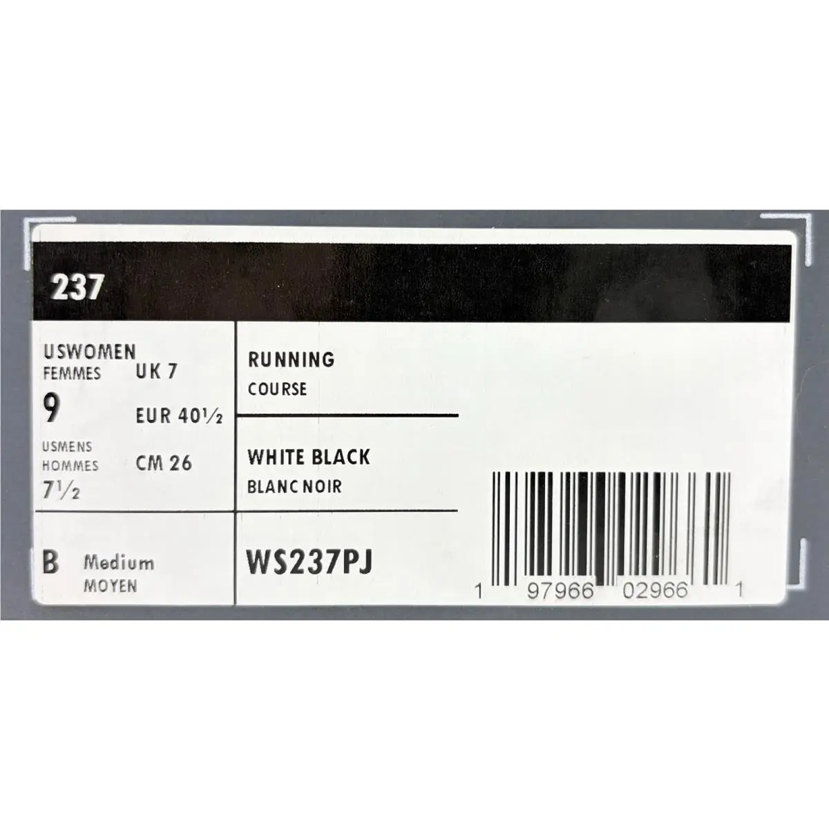 New Balance shoes - New Balance 237 - WS237PJ - White/Black/Leopard Logo (UPC: 197966029661) 13