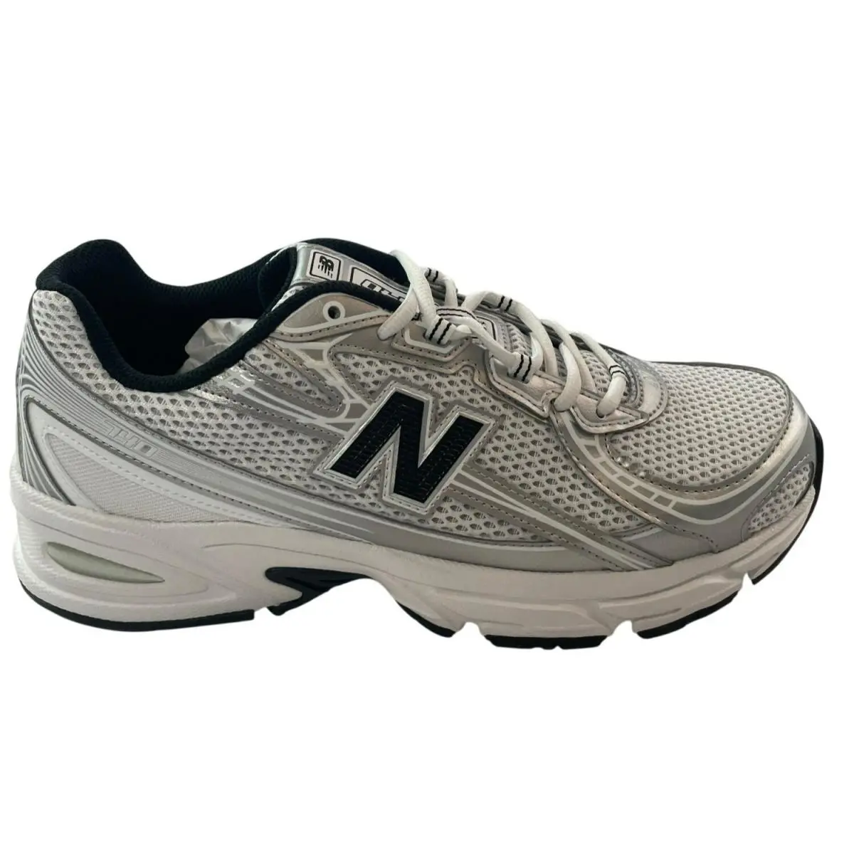 New Balance 740 Lifestyle Sneakers White Grey Unisex Size 10 Women`s 11.5
