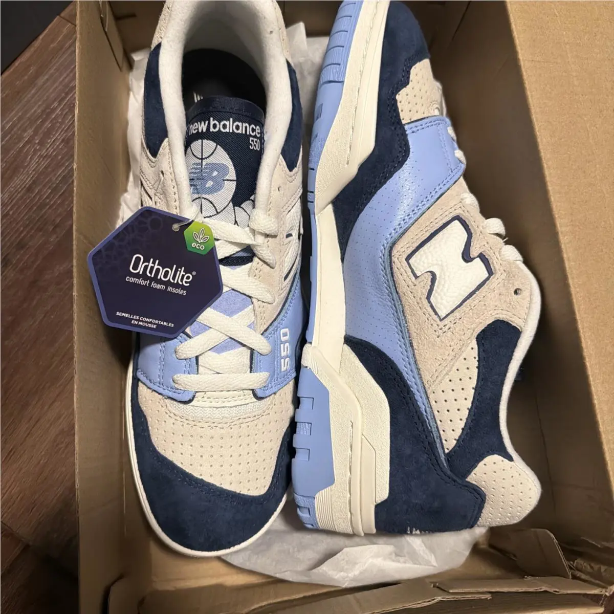 New Balance shoes - New Balance 550 - Navy/Electric Sky (UPC: 198686223636) 0
