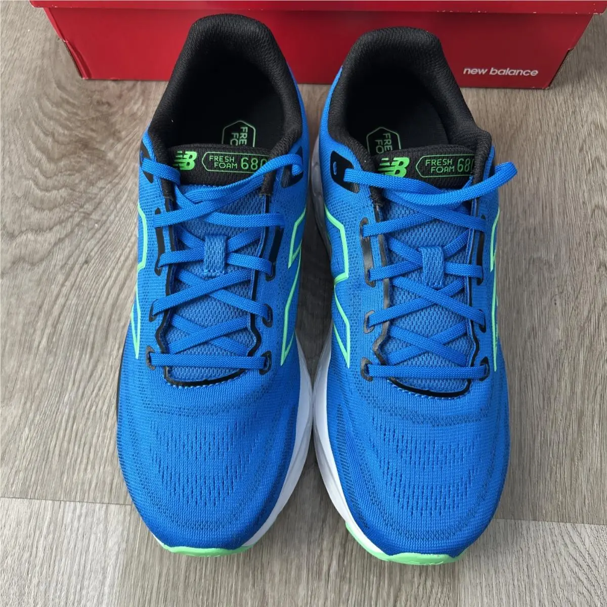New Balance shoes - New Balance 680 - M680LB8 - Blue Oasis/Lime Leaf/Black/White (UPC: 197375618739) 1