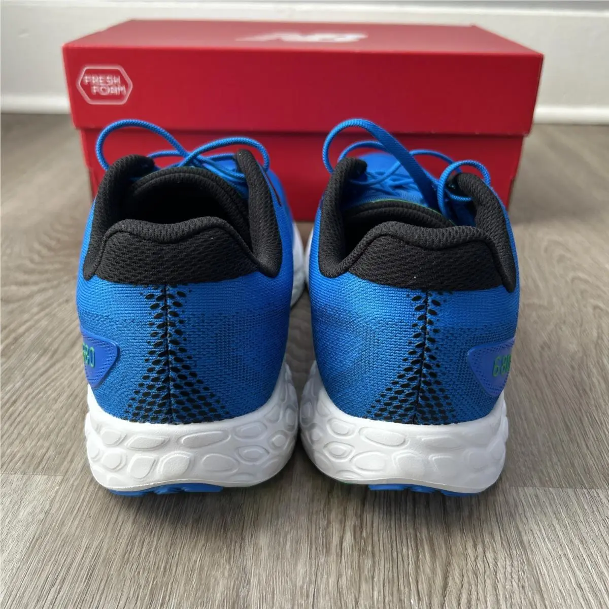 New Balance shoes - New Balance 680 - M680LB8 - Blue Oasis/Lime Leaf/Black/White (UPC: 197375618739) 2