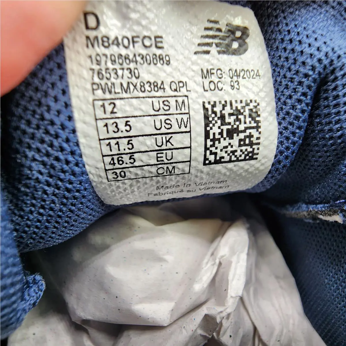 New Balance shoes - New Balance Fresh Foam - Fresh Foam - M840FCE - Blue 7