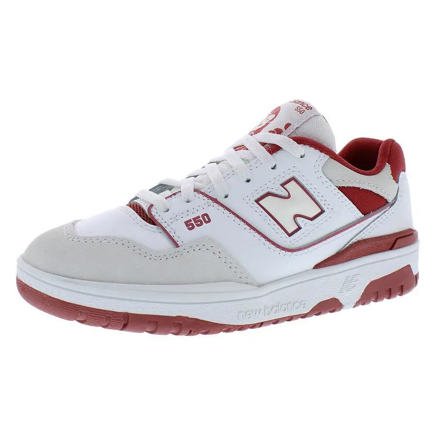New Balance shoes - PSB550TF - PSB550TF - White/Red, Main: White (UPC: 196941266626) 3