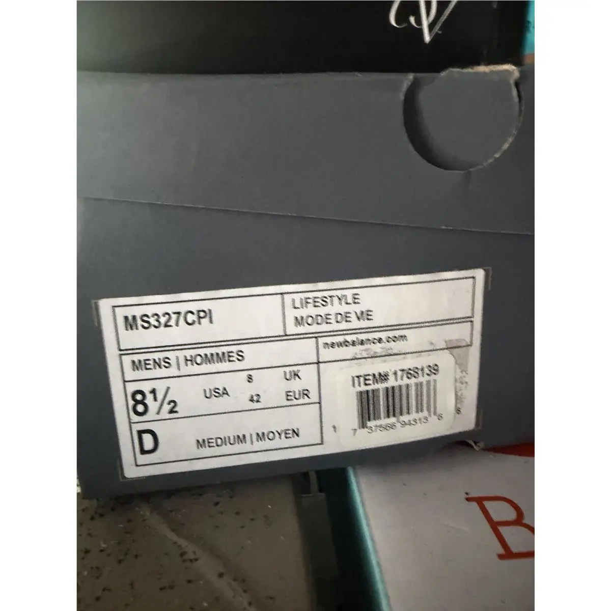 New Balance shoes - New Balance 327 - MS327CPI - Gray 1