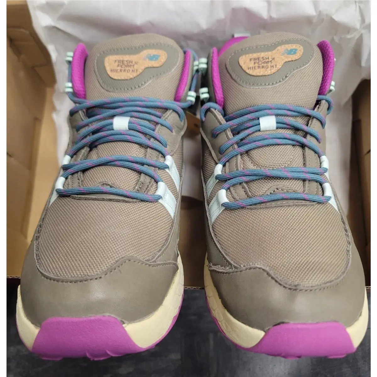 New Balance shoes - New Balance Fresh Foam Hierro - Grey/Brown/Green (UPC: 196307055673) 0