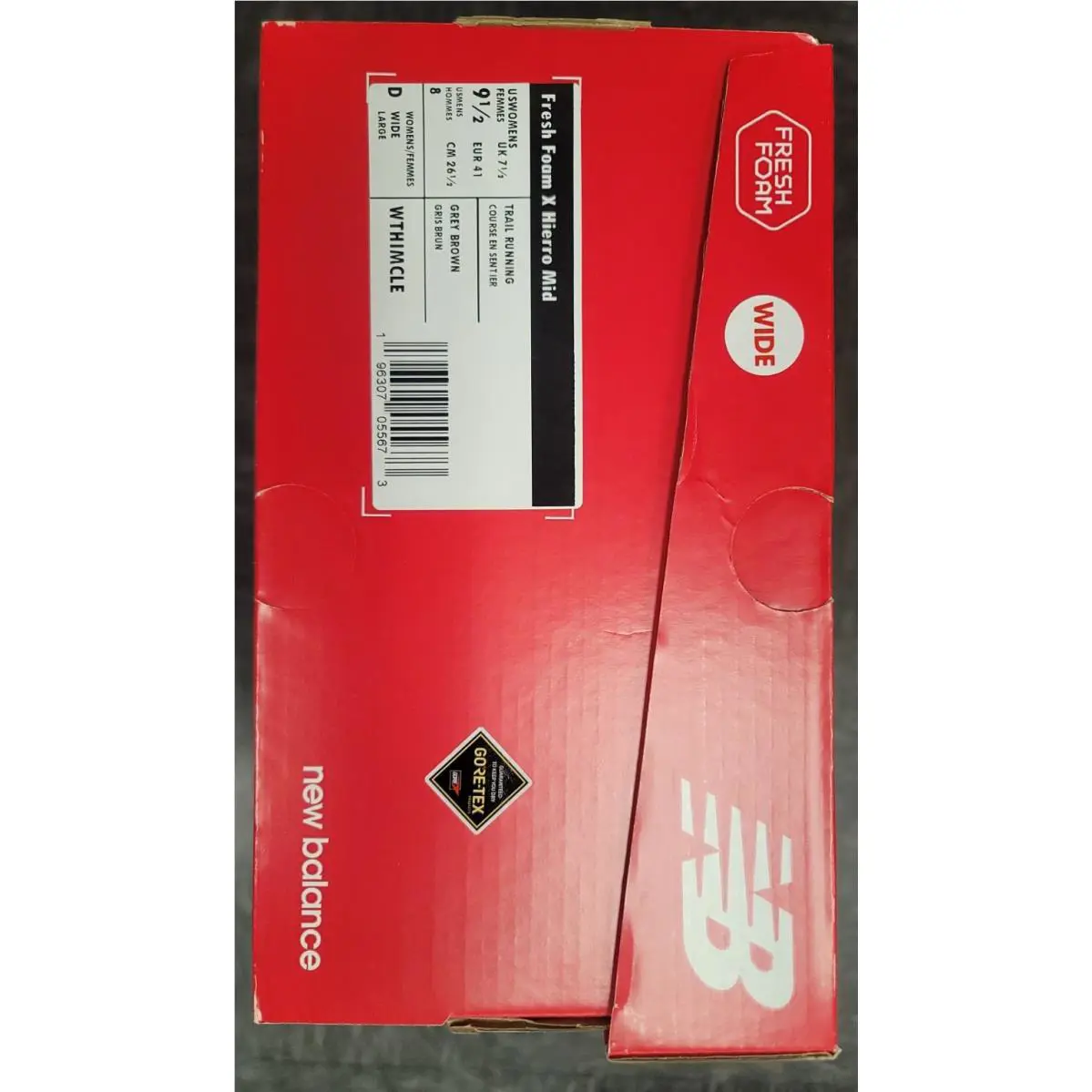 New Balance shoes - New Balance Fresh Foam Hierro - Grey/Brown/Green (UPC: 196307055673) 6