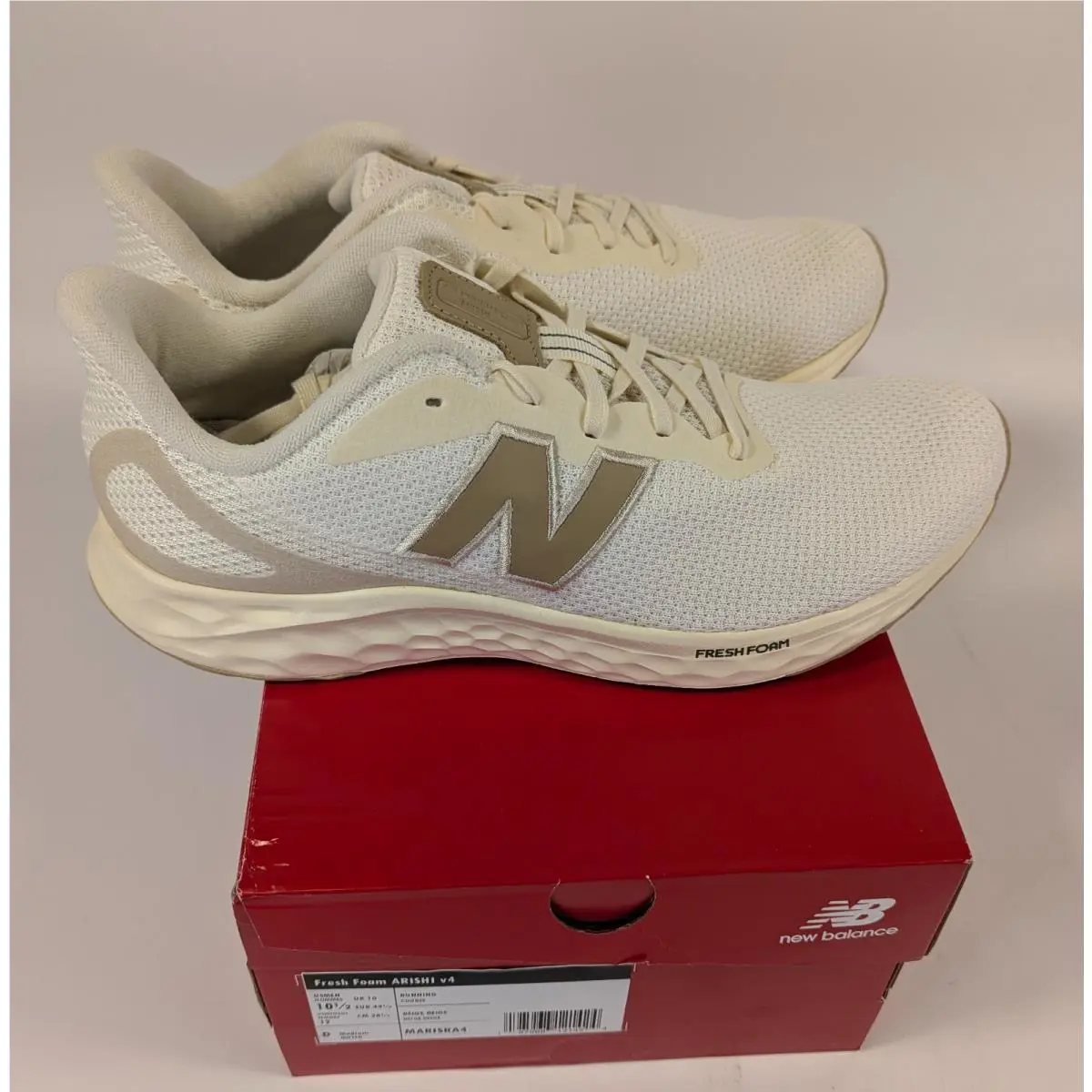 New Balance shoes - New Balance Fresh Foam Arishi v4 MARISRA4 - Beige (UPC: 197968121424) 1