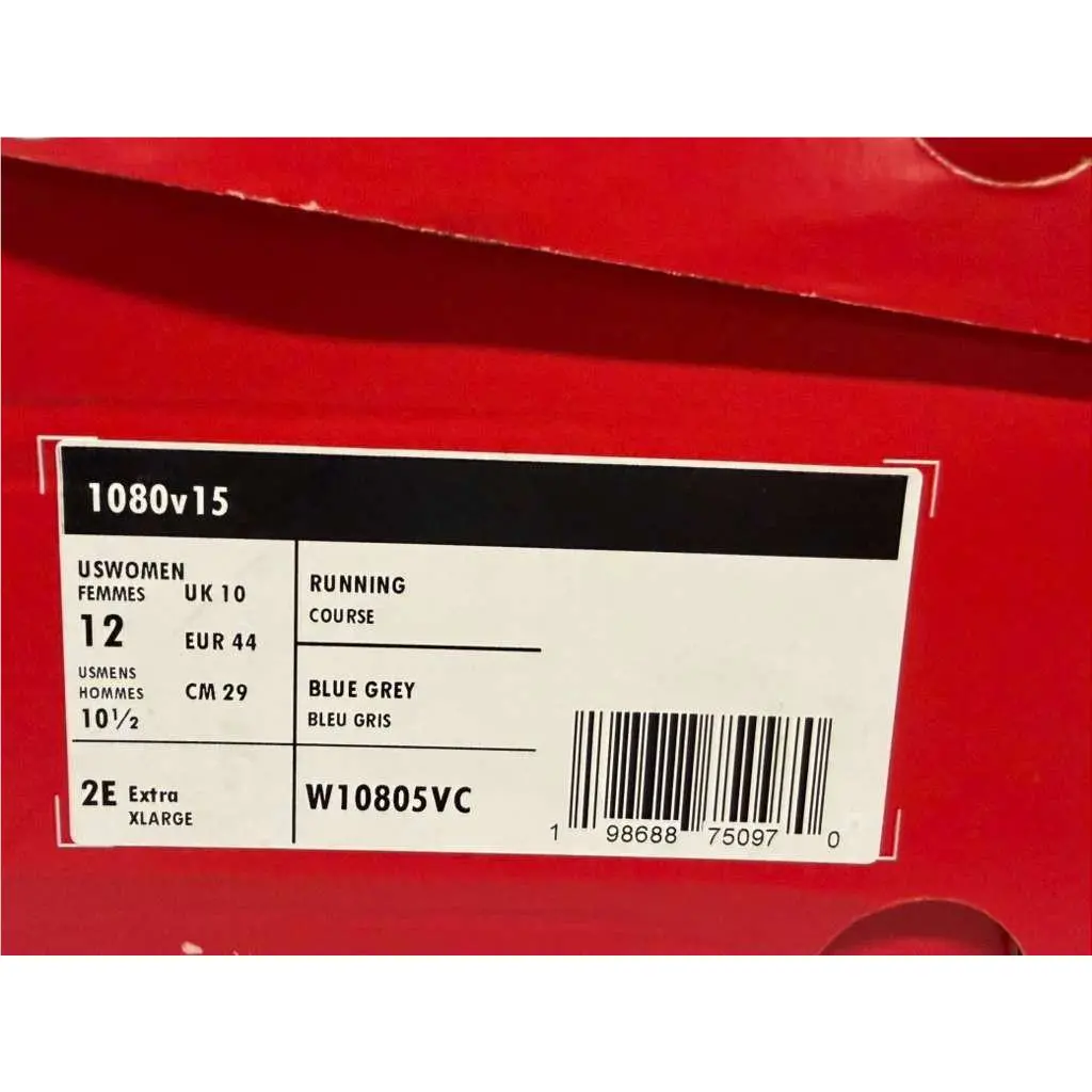 New Balance shoes - New Balance 1080 - W10805VC - GLINT BLUE/SILVER METALLIC (UPC: 198688750970) 9