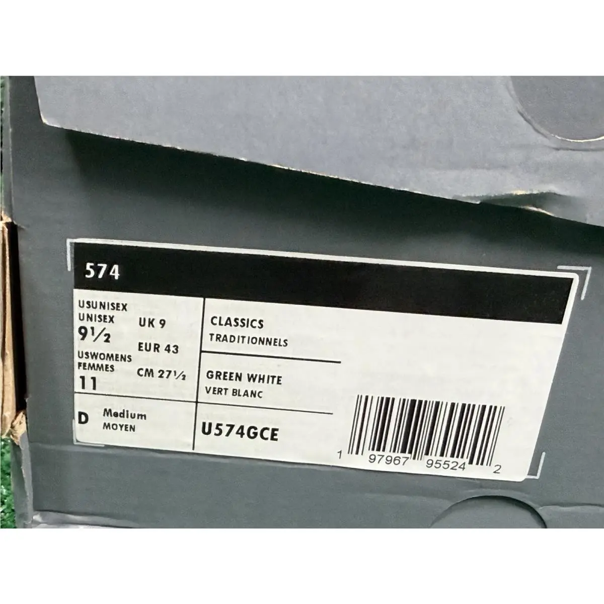New Balance shoes - New Balance 574 - U574GCE - Green 10