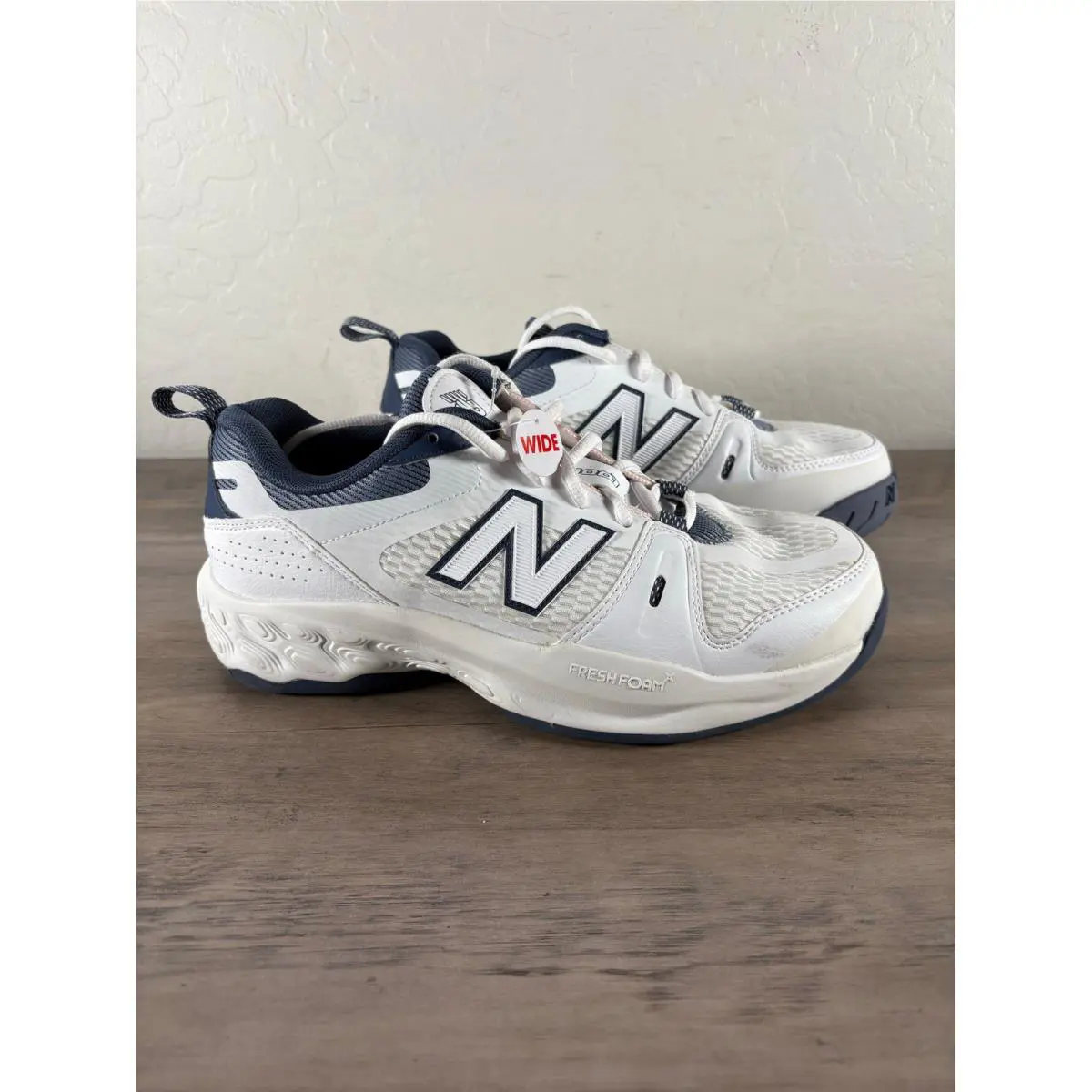 New Balance Fresh Foam X 1007 White Men`s Walking Shoes Size 8 Women`s 9 Wide