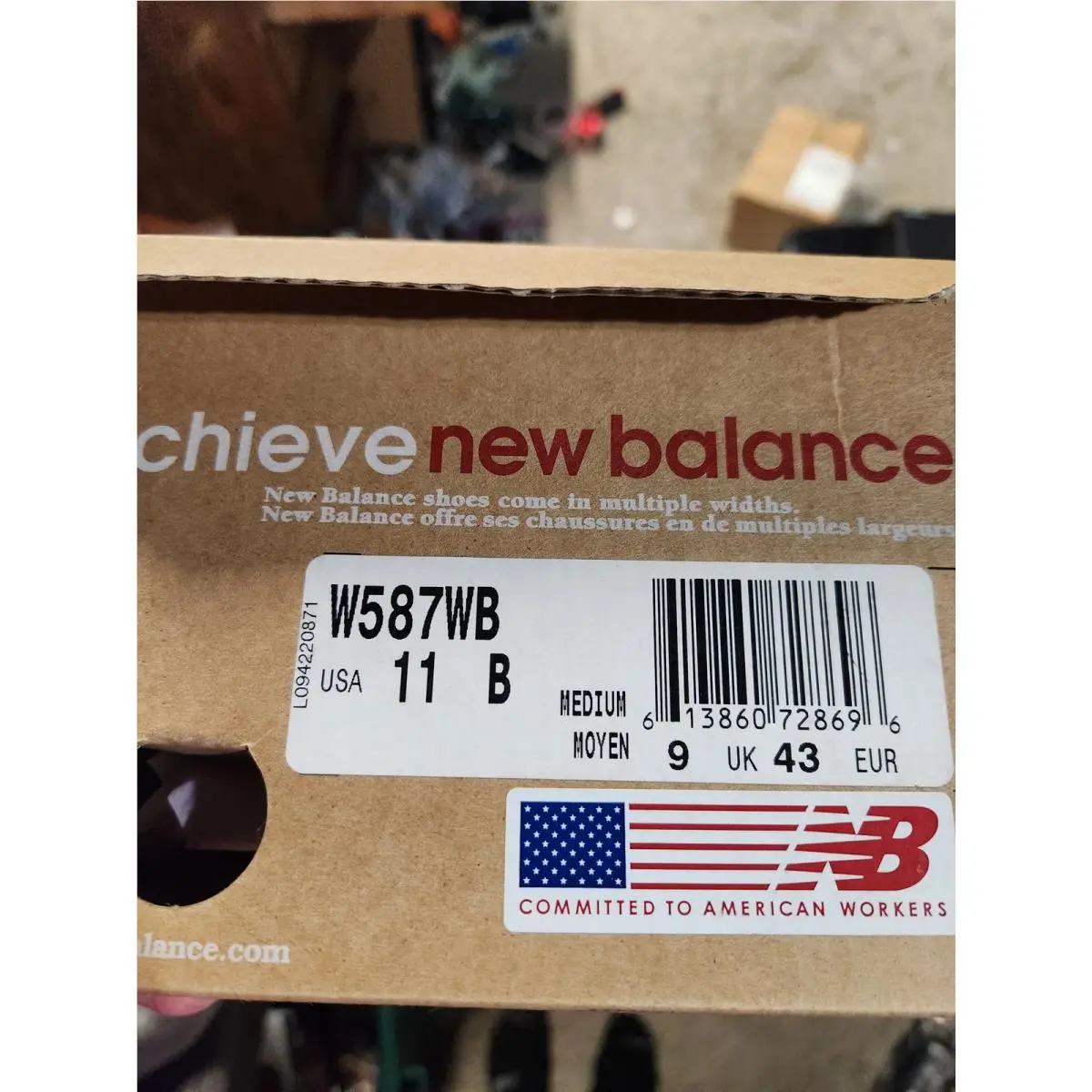 New Balance shoes - New Balance 587 - W587WB - White, Grey, Black 0