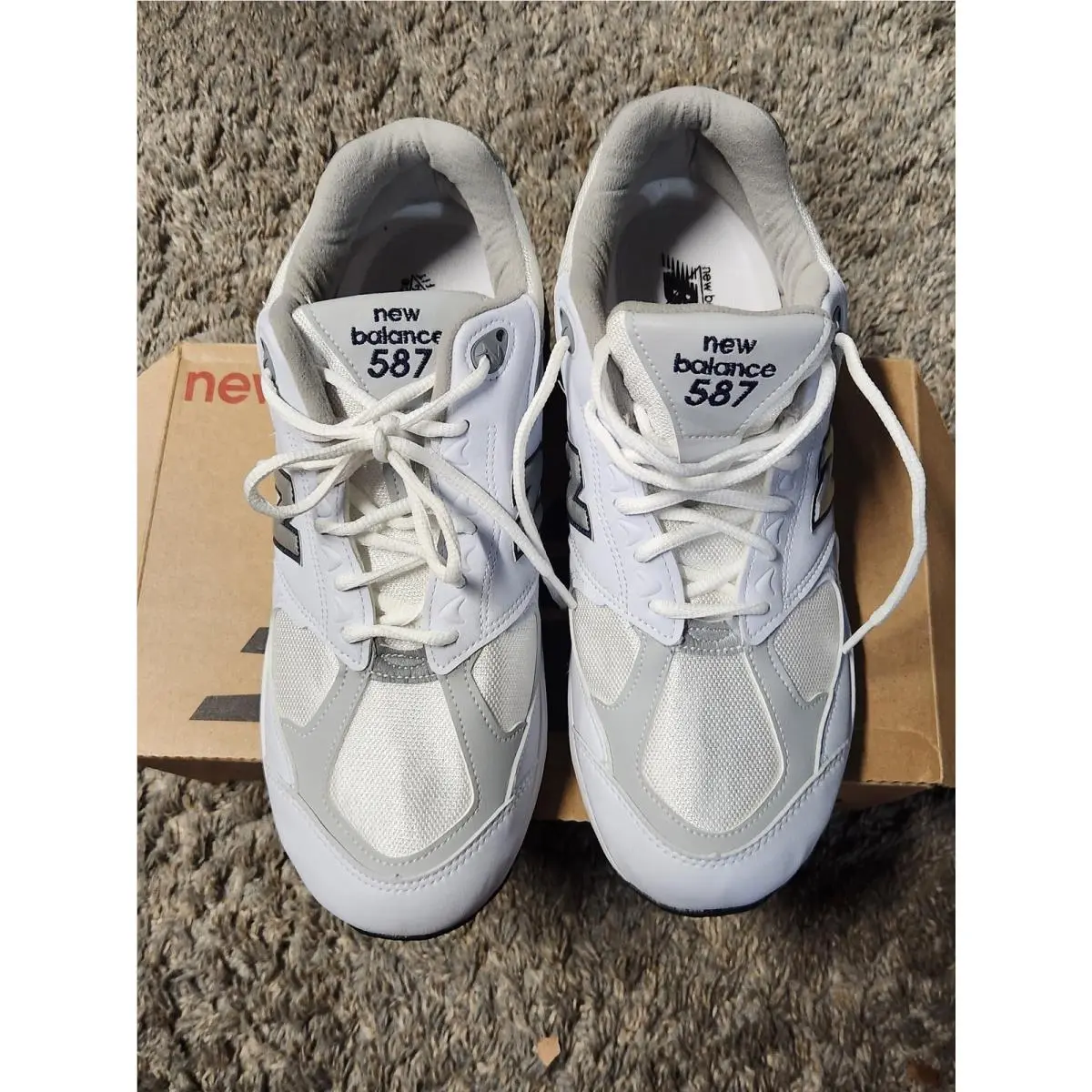 New Balance shoes - New Balance 587 - W587WB - White, Grey, Black 1