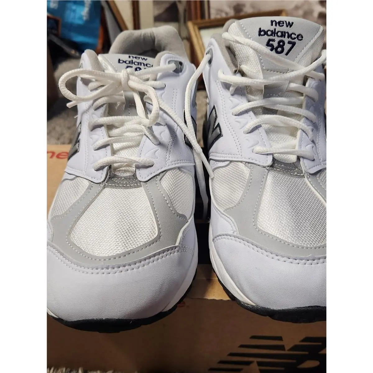 New Balance shoes - New Balance 587 - W587WB - White, Grey, Black 2