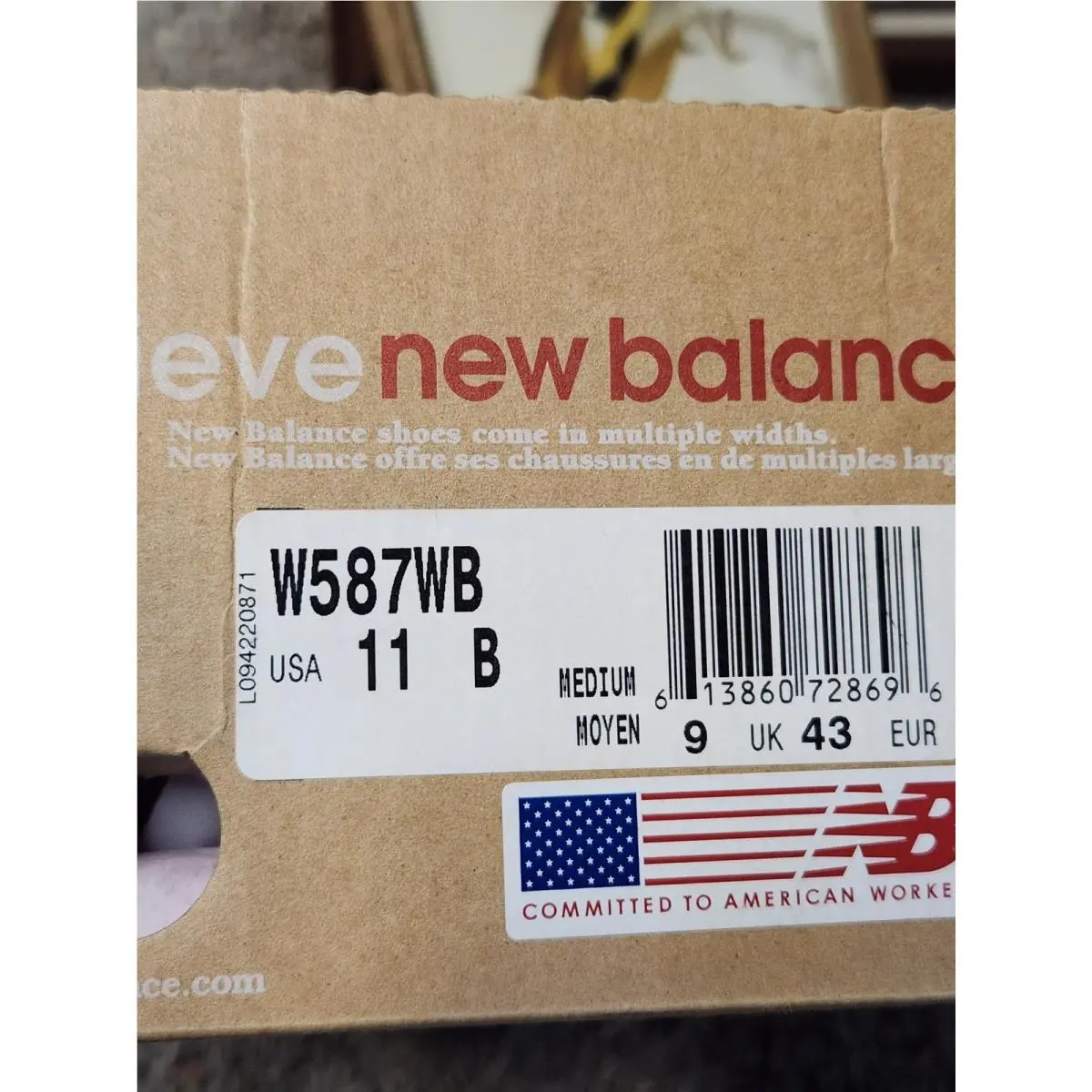 New Balance shoes - New Balance 587 - W587WB - White, Grey, Black 5