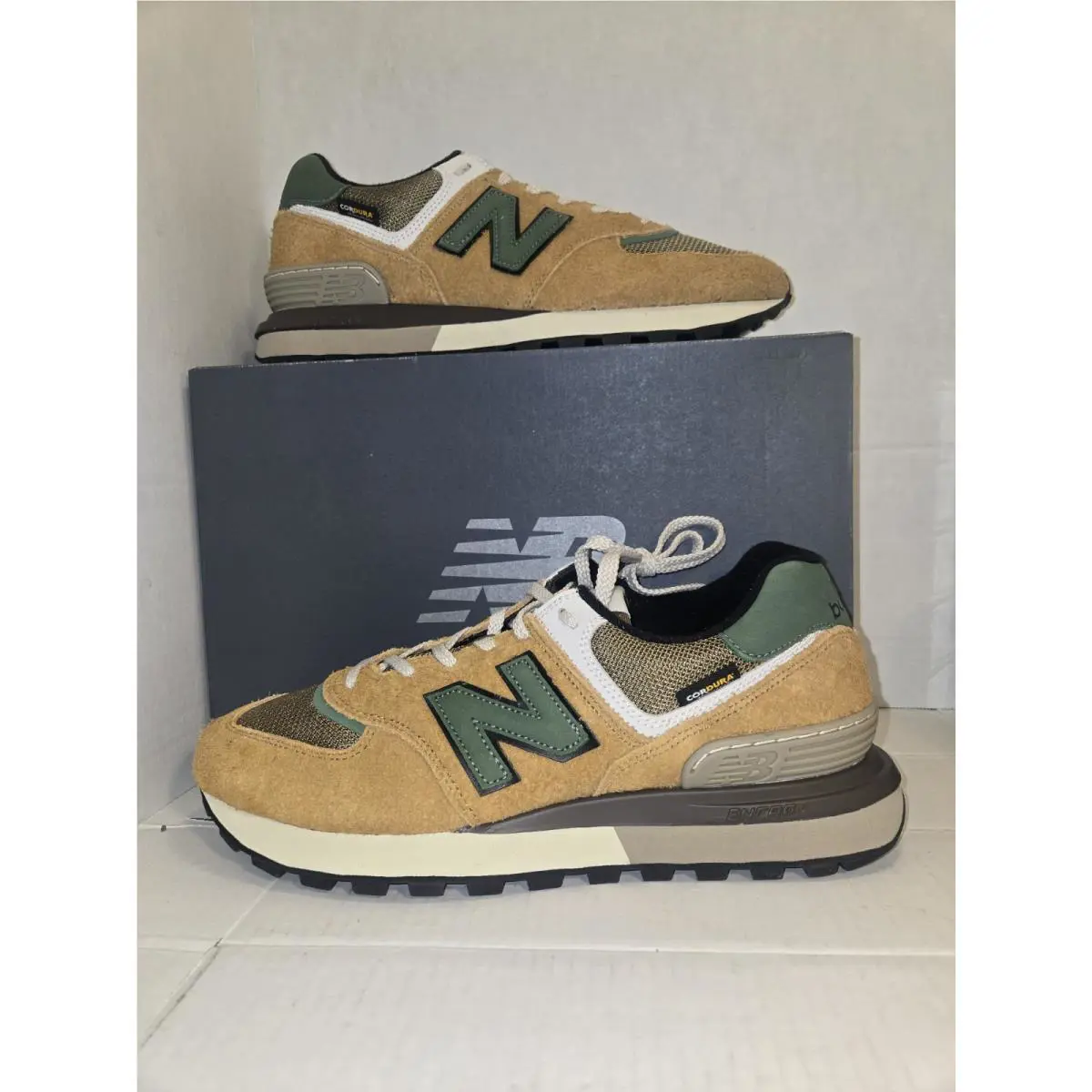 New Balance shoes - New Balance 574+ - U574LGAB - Brown /Green 0