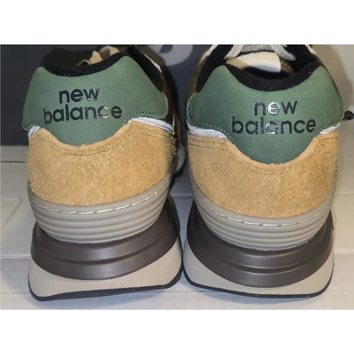 New Balance shoes - New Balance 574+ - U574LGAB - Brown /Green 11