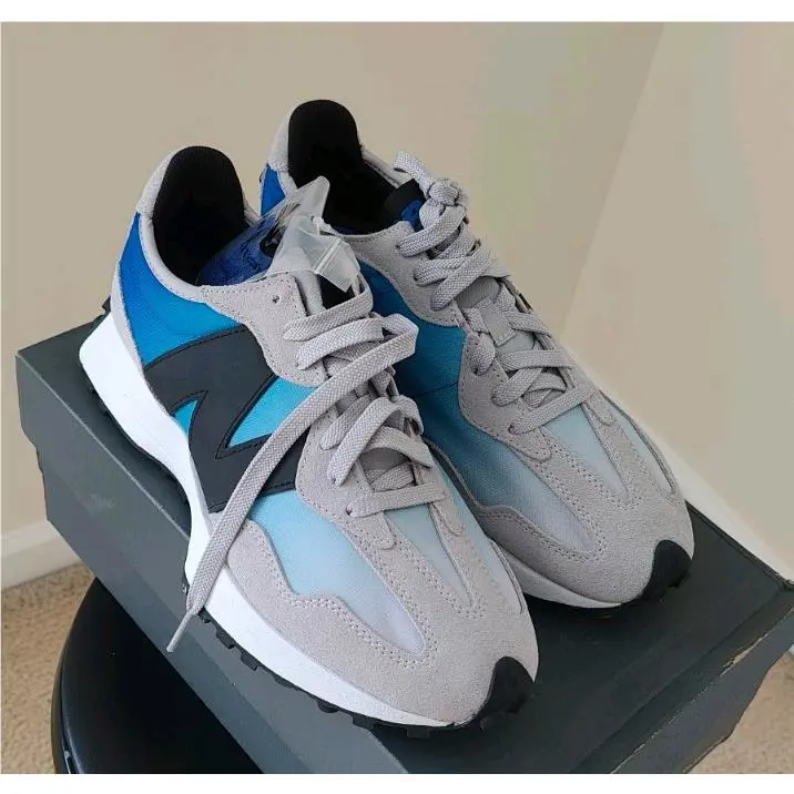 New Balance Light Aluminum Cobalt Blue MS327SD US Men Size 9