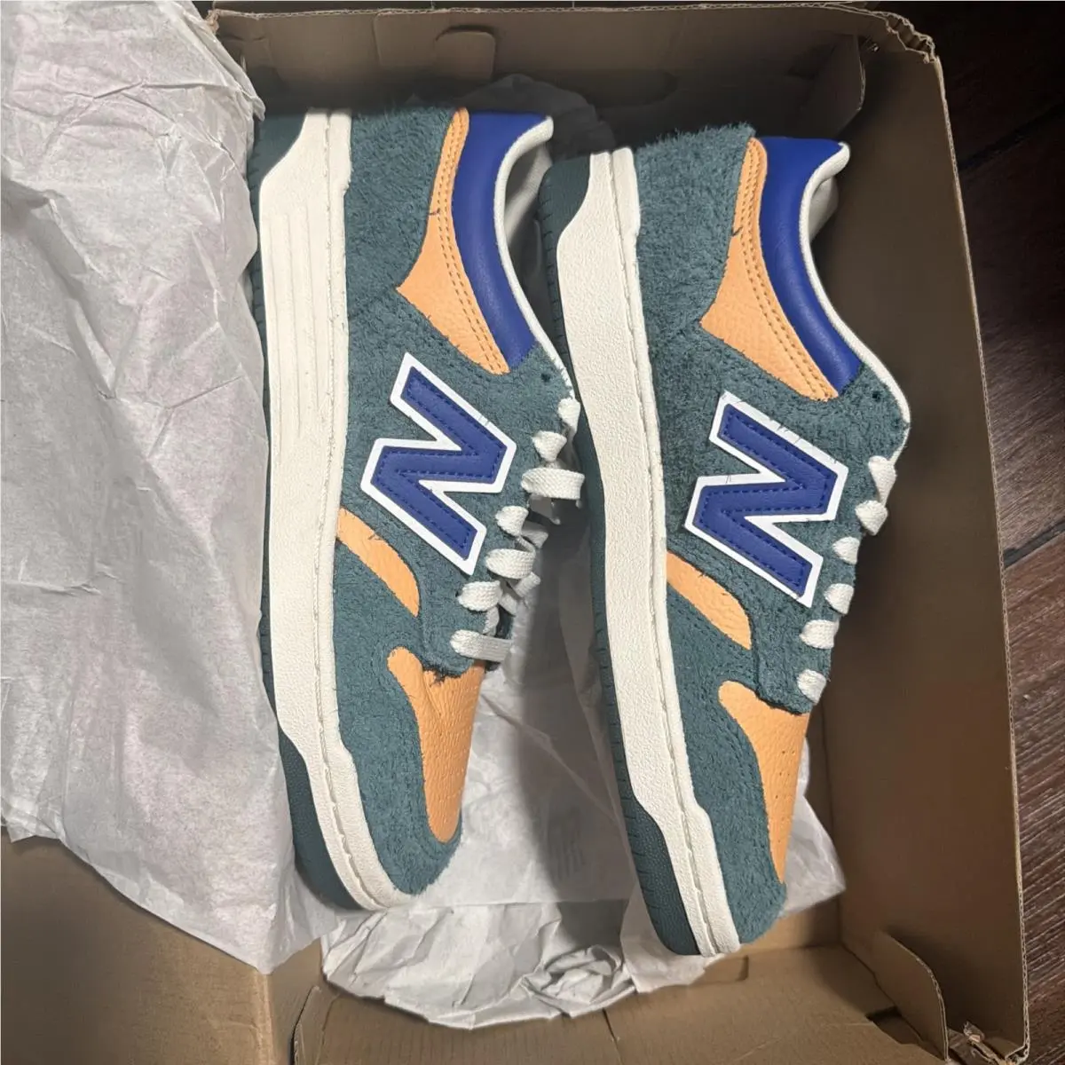 New Balance shoes - 480 - GSB480GP - Green, Orange 1