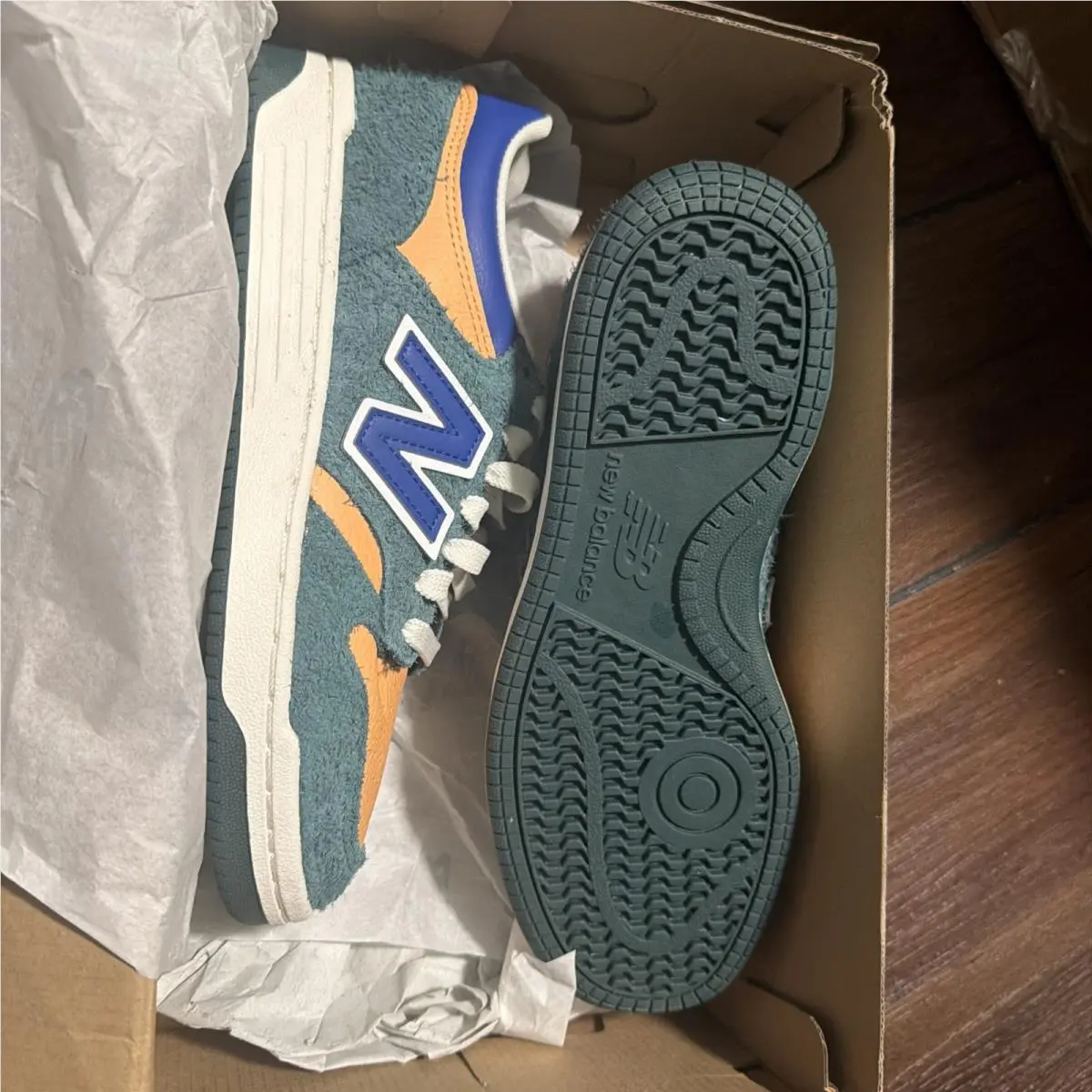 New Balance shoes - 480 - GSB480GP - Green, Orange 2