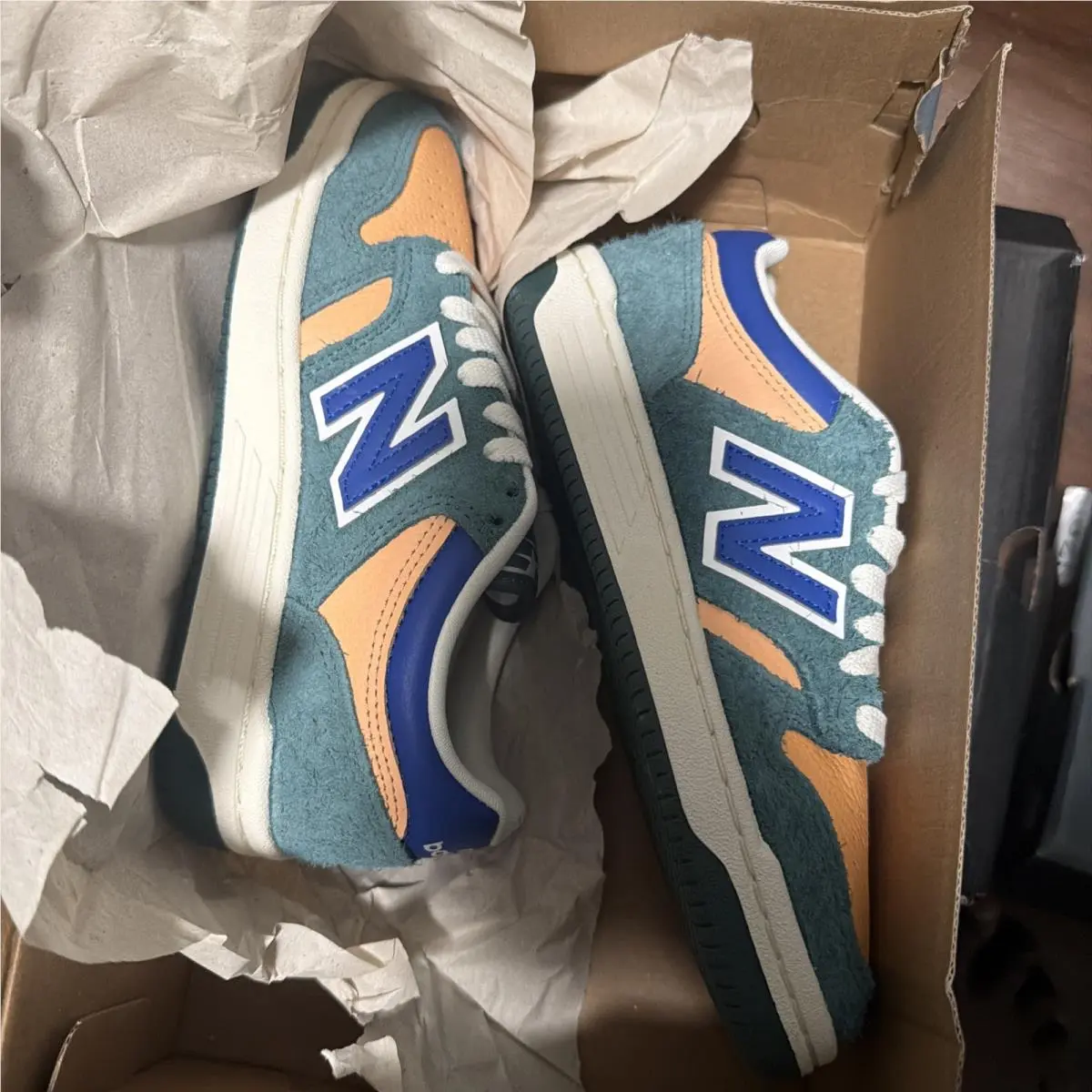 New Balance shoes - 480 - GSB480GP - Green, Orange 1