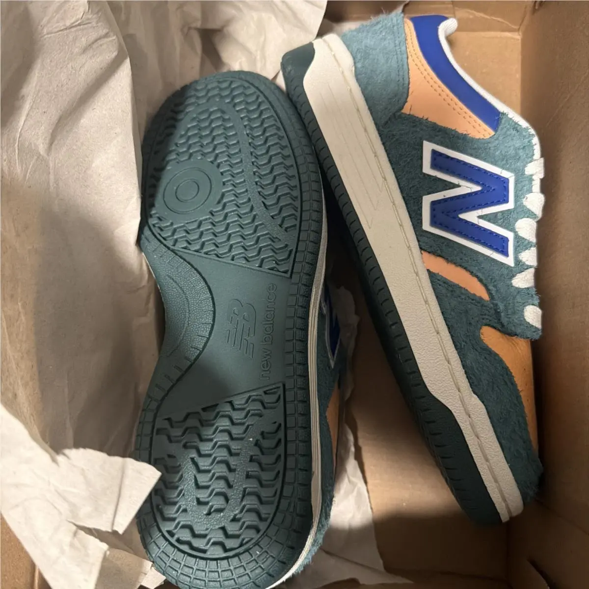 New Balance shoes - 480 - GSB480GP - Green, Orange 2