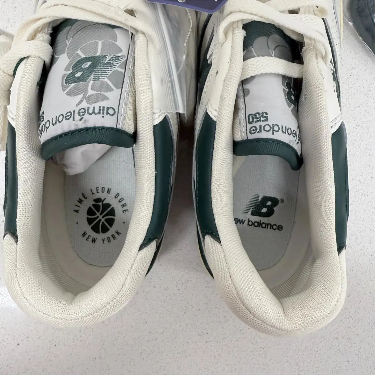 New Balance shoes - New Balance 550 - BB550ALD - White / Green (UPC: 195173396811) 8