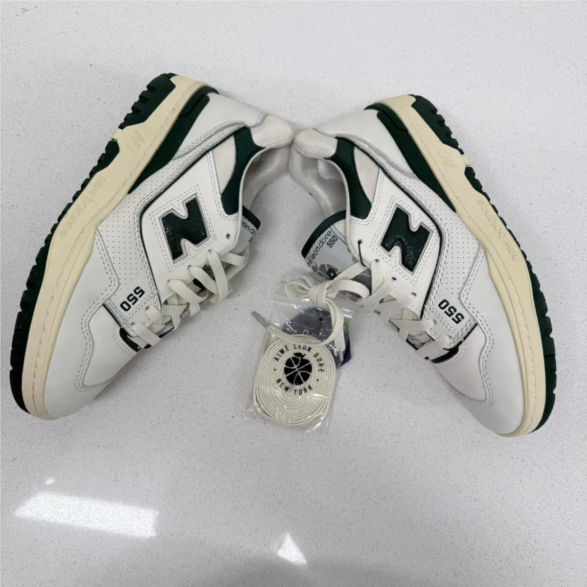 New Balance shoes - New Balance 550 - BB550ALD - White / Green (UPC: 195173396811) 14