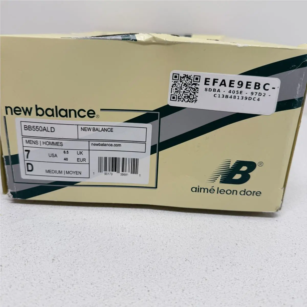New Balance shoes - New Balance 550 - BB550ALD - White / Green (UPC: 195173396811) 1