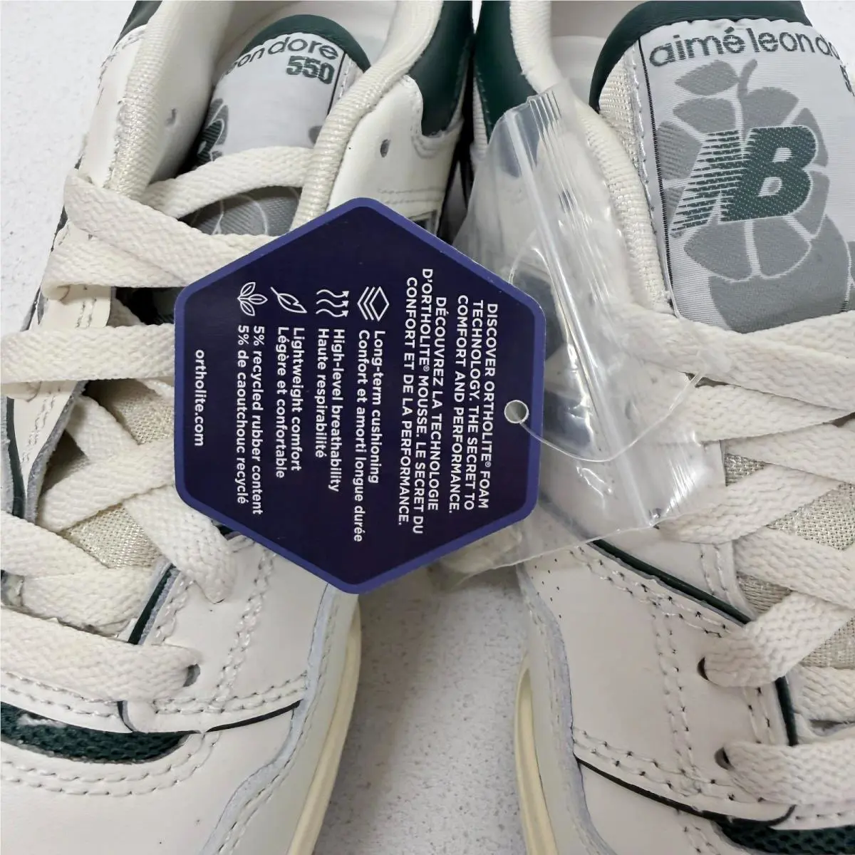 New Balance shoes - New Balance 550 - BB550ALD - White / Green (UPC: 195173396811) 7