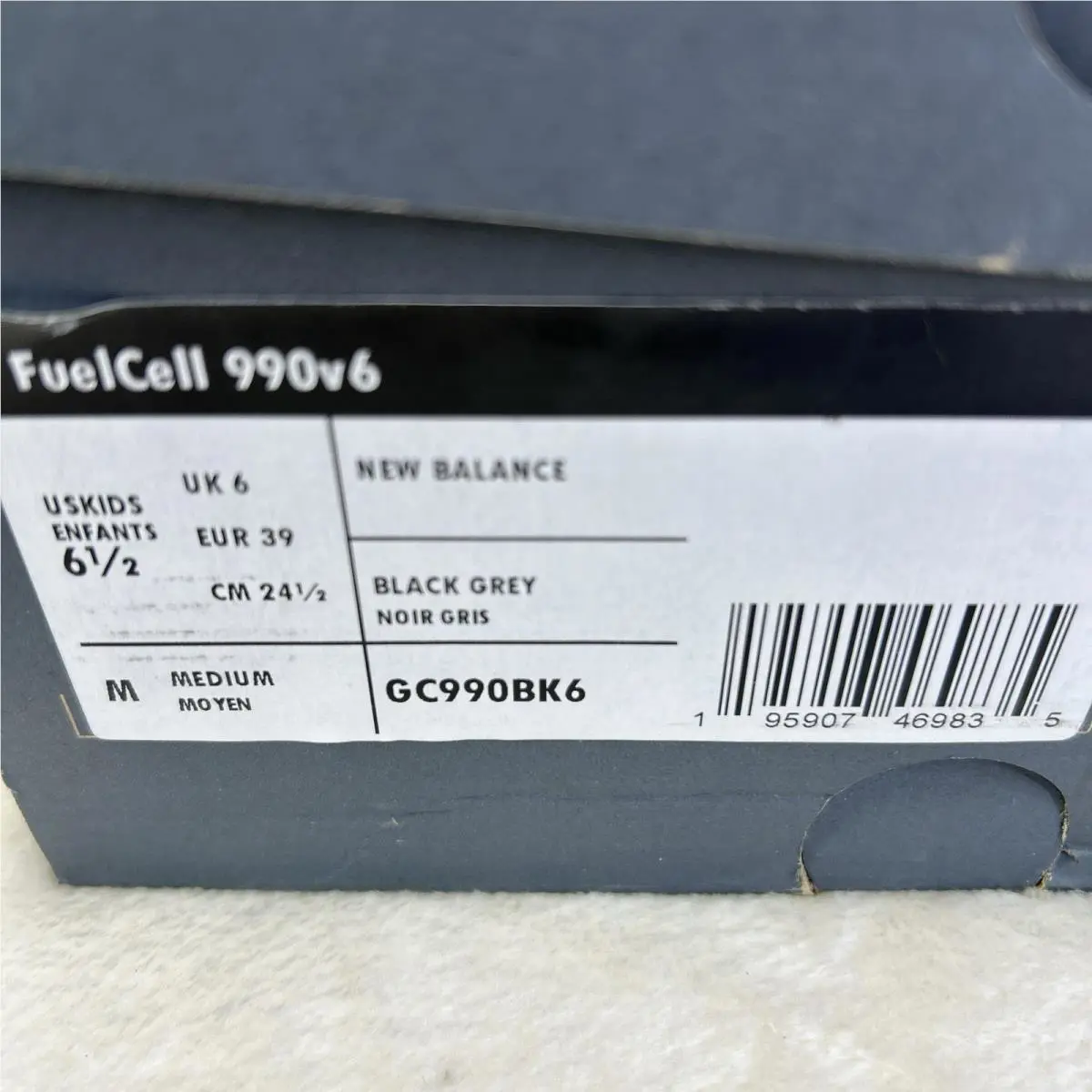 New Balance shoes - New Balance 990v6 - Black/Gray 5