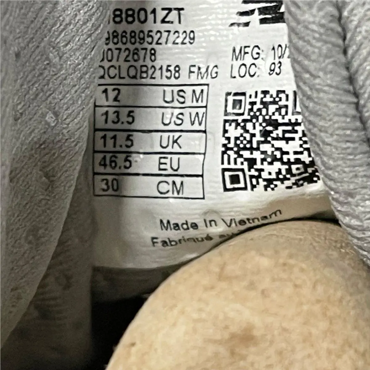 New Balance shoes - VS192132 - vs-192132 - Gray (UPC: 198689527229) 1