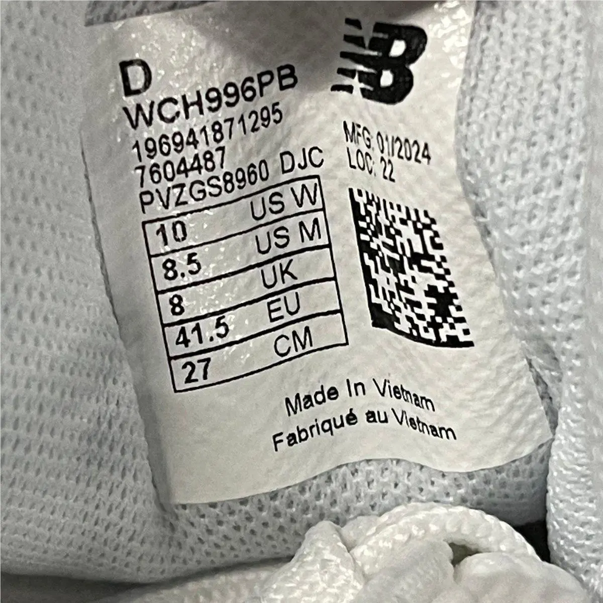 New Balance shoes - VS192645 - vs-192645 - White (UPC: 196941871295) 5