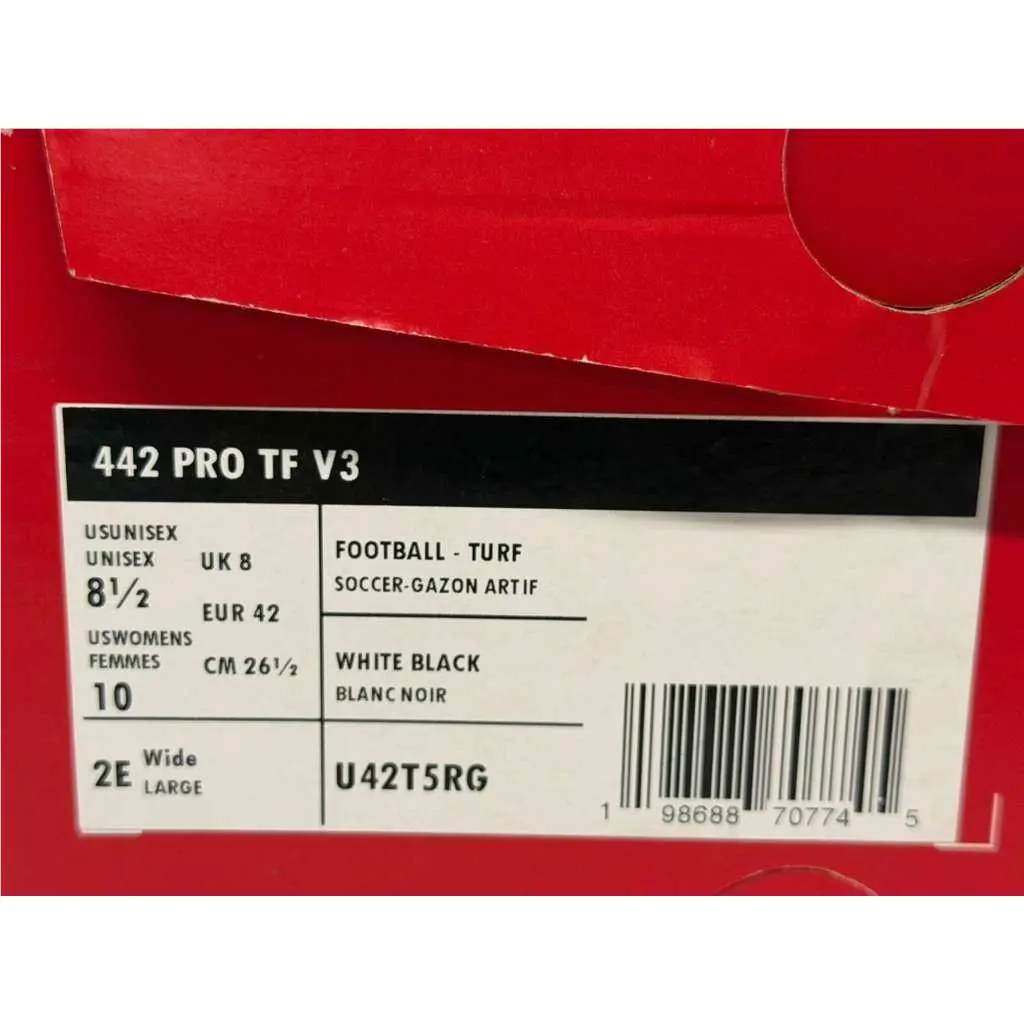 New Balance shoes - New Balance 442 - U42T5RG - Nb 103 White/Black 100 (UPC: 198688707745) 10